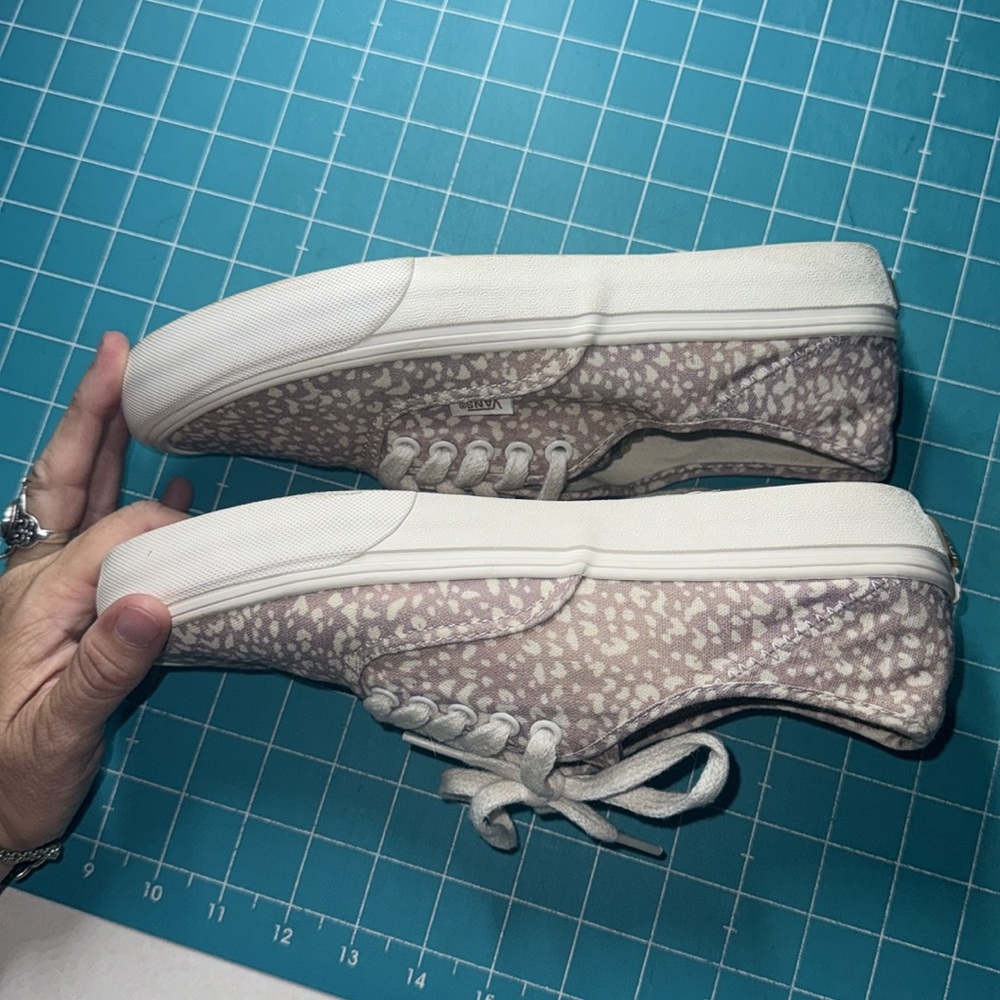 Vans Eco Theory UltraCush Dusty Pink Animal/Etherea Print Skate Shoes Size 9.5 - Picture 6 of 13
